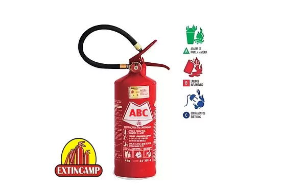 Extintor ABC 4 KG - Curitiba